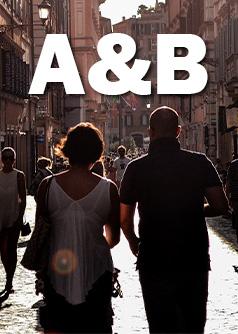 A &B