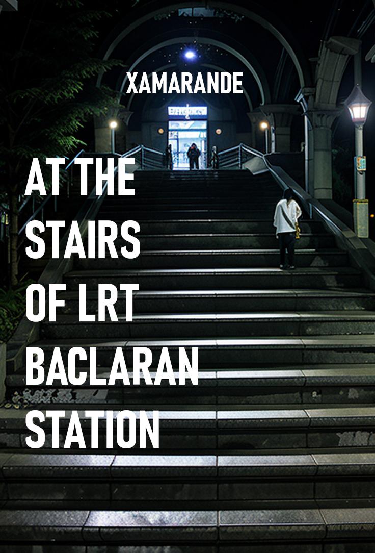 At The Stairs of LRT Baclaran Station