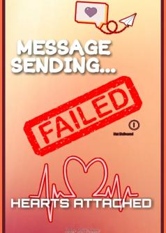 Message sending... Failed! Hearts attached.