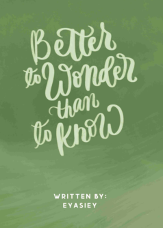 Better To Wonder Than To Know