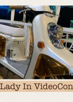 LADY IN  VIDEOCON