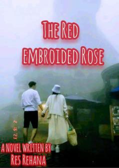 The RED EMBROIDED ROSE